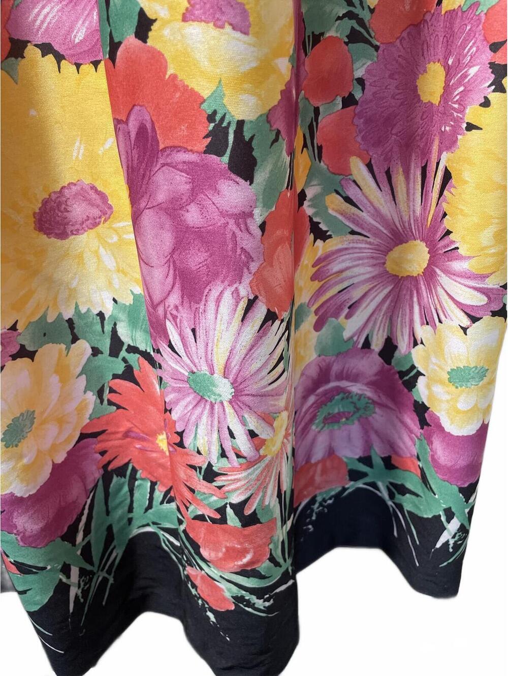 Tiffany Loungewear Floral Maxi Dress Women's Large Vintage - Picture 3 of 7